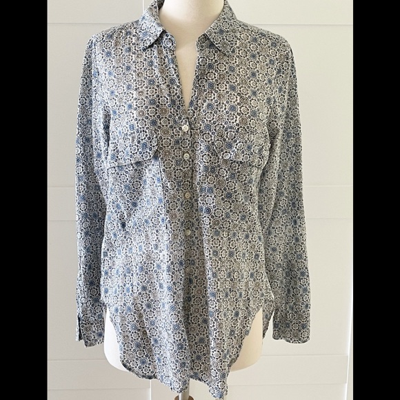 COPY - Roberta Roller Rabbit Guy button shirt bluewhite S - Picture 7 of 11